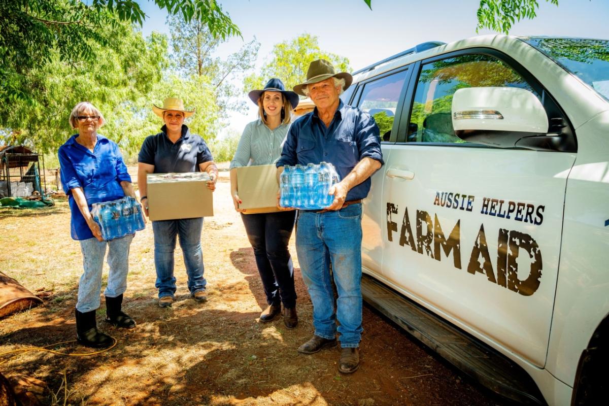 Aussie Helpers at work in regional Queensland