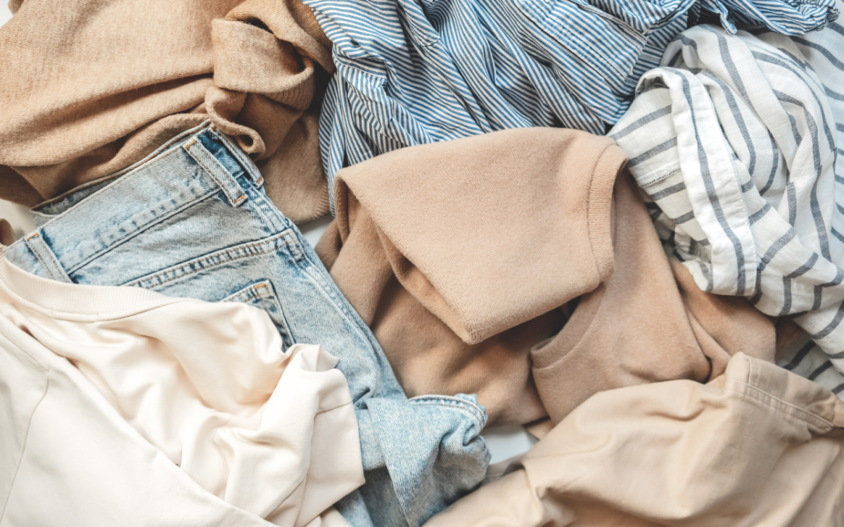 shirts and pants close up