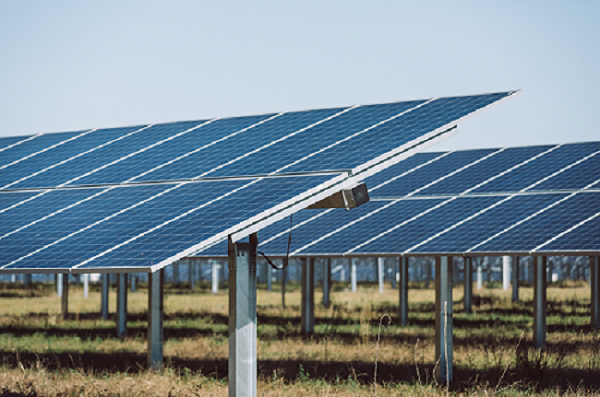 Field of solar panels.