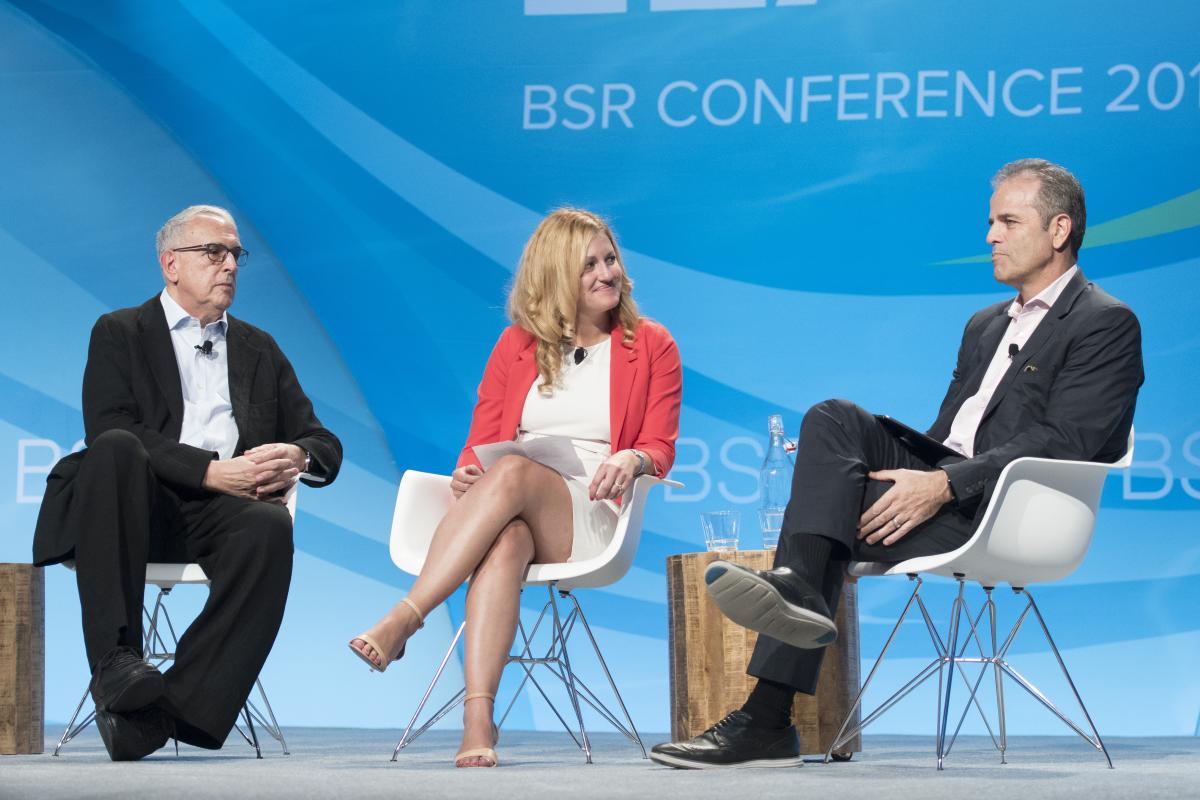Bobb Dunn (Former President and CEO of Synergos Institute) and Mats Lederhausen (Founder of BE-CAUSE) discuss the early days of BSR with Google's Lead for Sustainability Kate E. Brandt.