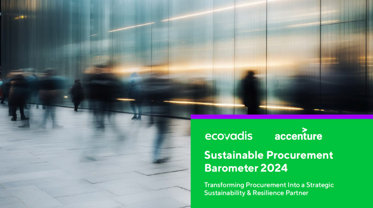 Sustainable Procurement Barometer 2024 " "