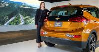 General Motors Chairman and CEO Mary Barra, with a Bolt EV, provides and update on the company's progress to an all-electric future.