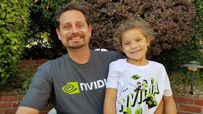 Adoptive parent Beau Davidson with his daughter. Davidson is the vice president of employee experience at NVIDIA, a California-based company that was the top ranked adoption-friendly workplace by David Thomas Foundation for Adoption this year. Photo courtesy of Dave Thomas Foundation for Adoption.