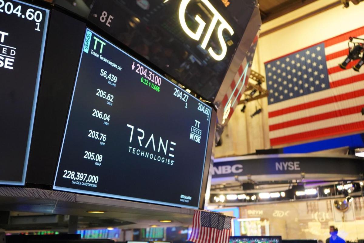 Trane Technologies (NYSE: TT) today rang the Opening Bell on the New York Stock Exchange (NYSE).
