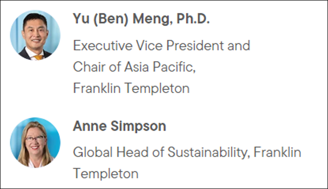 Ben Meng and Anne Simpson