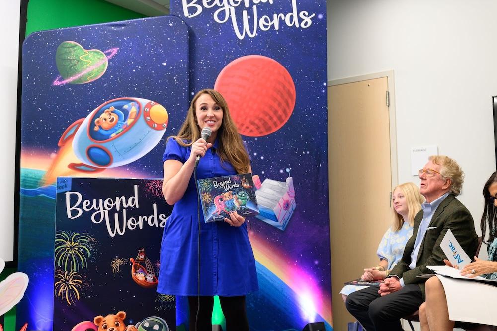 Aflac leadership team hosting a special event to launch 'Beyond Words'.