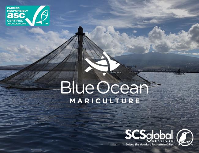 Blue Ocean Mariculture achieves ASC Certification with SCS Global Services