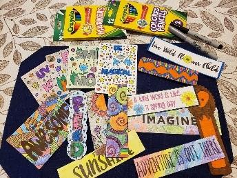 Bookmarks created by onsemi employee Elaine Garcia to benefit Cardz for Kidz, which delivers handmade gifts to children in hospitals around the world.