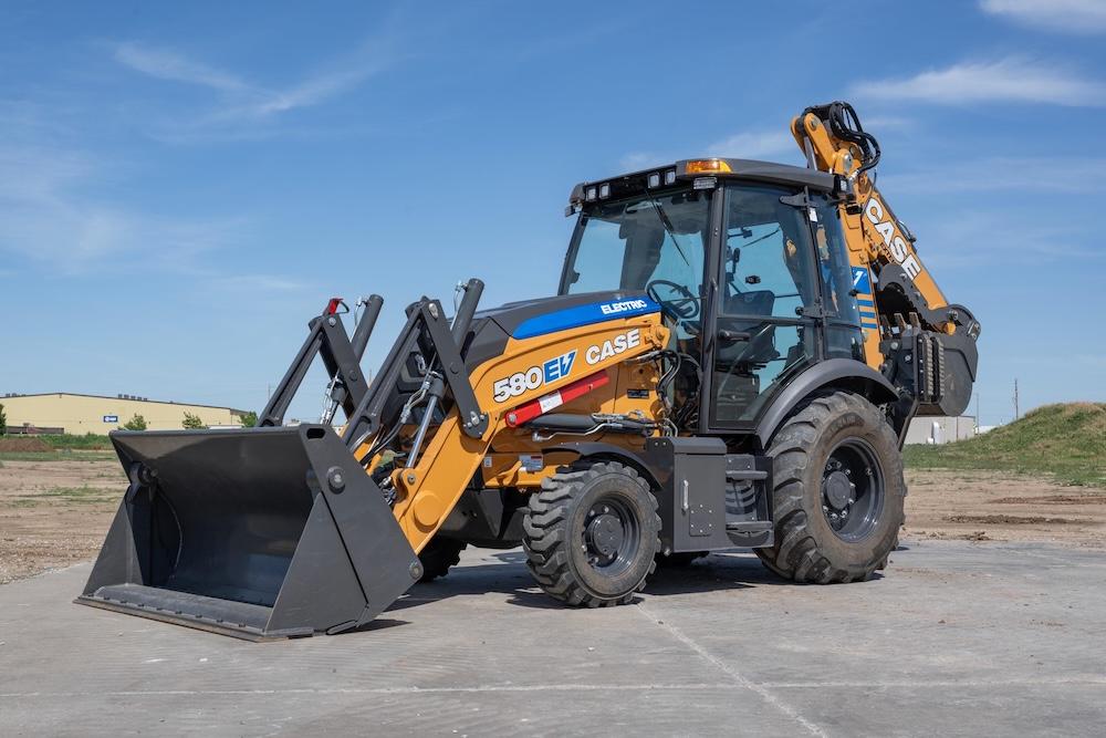 CASE 580EV Electric Backhoe Loader " "