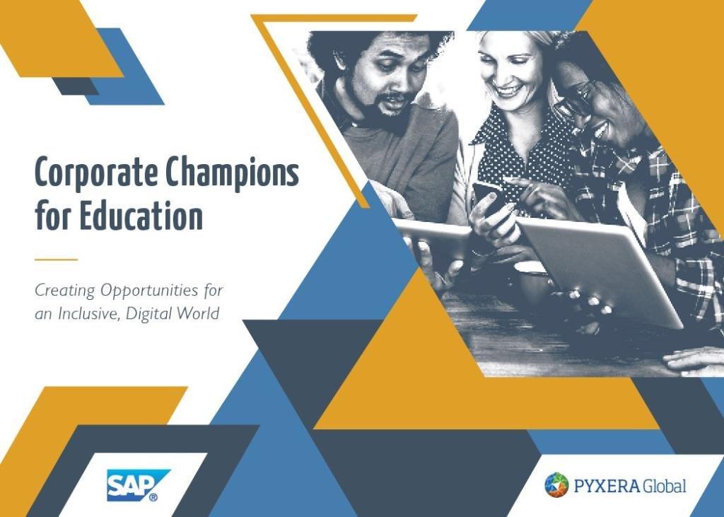 With backing from SAP, PYXERA Global has immediate openings for participants in the Global Pro Bono program Corporate Champions for Education, a multi-company collaborative approach.