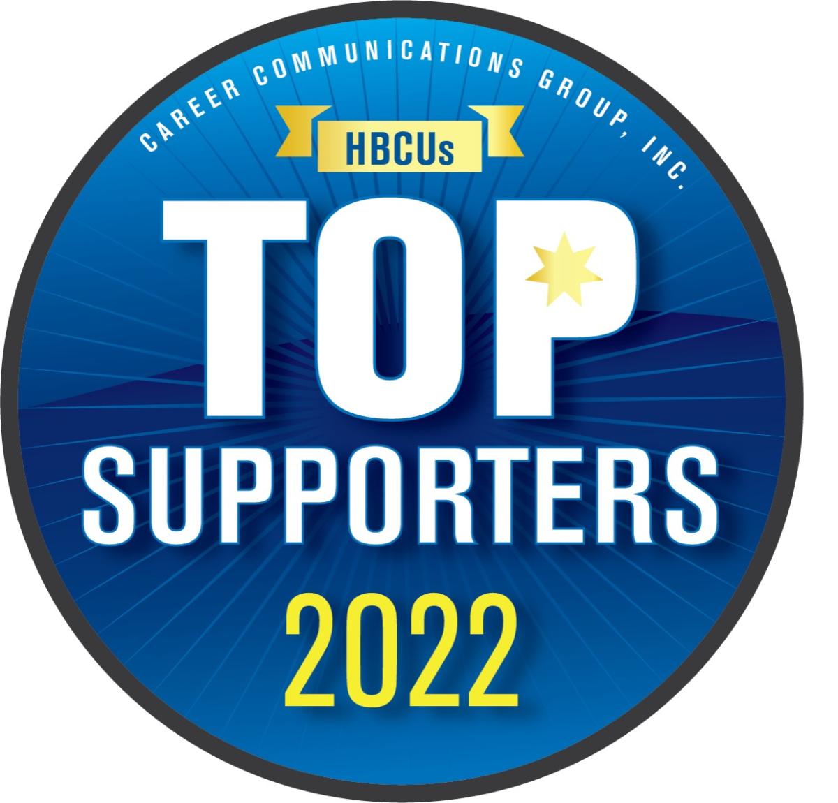 HBCUs Top Supporters 2022 logo