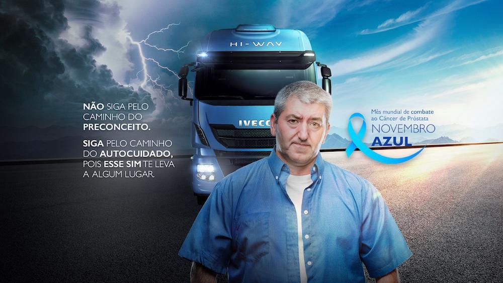 IVECO is participating in the Blue November campaign to raise the profile of prostate cancer in Brazil.