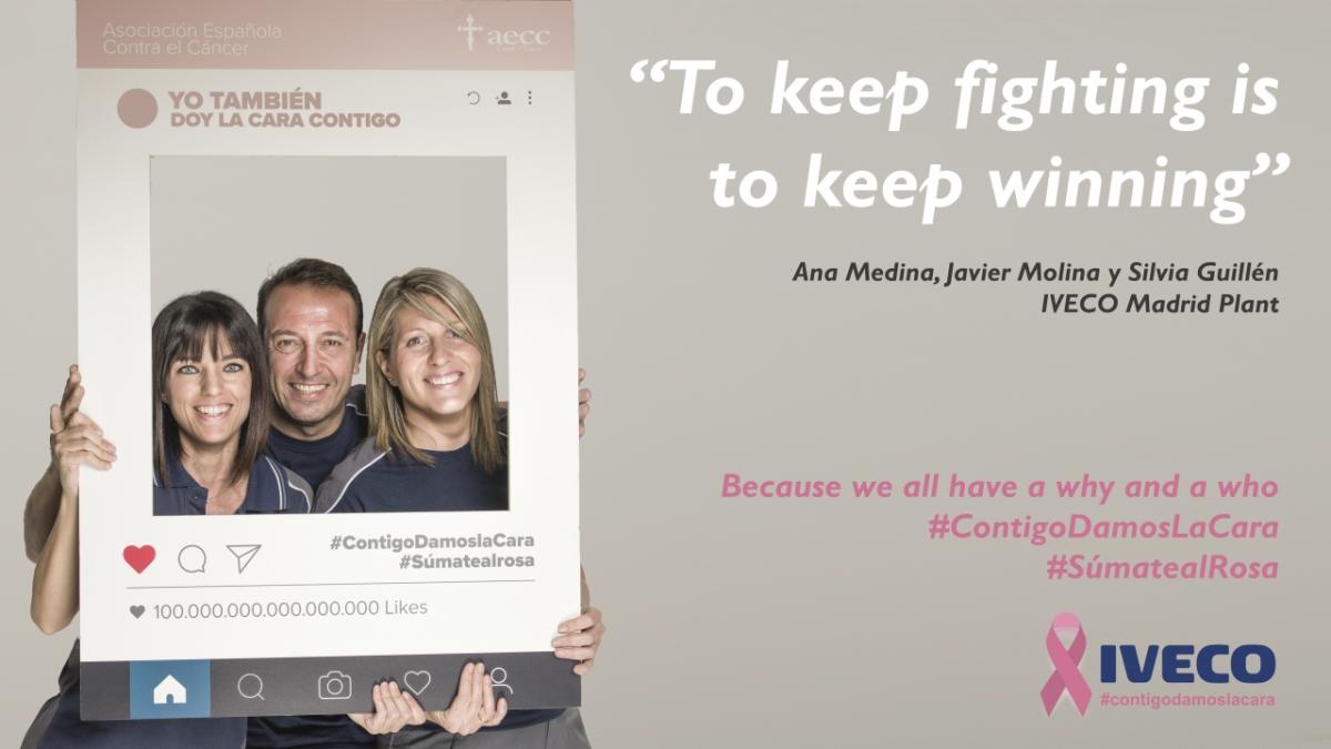 IVECO employees in Spain support the fight against breast cancer