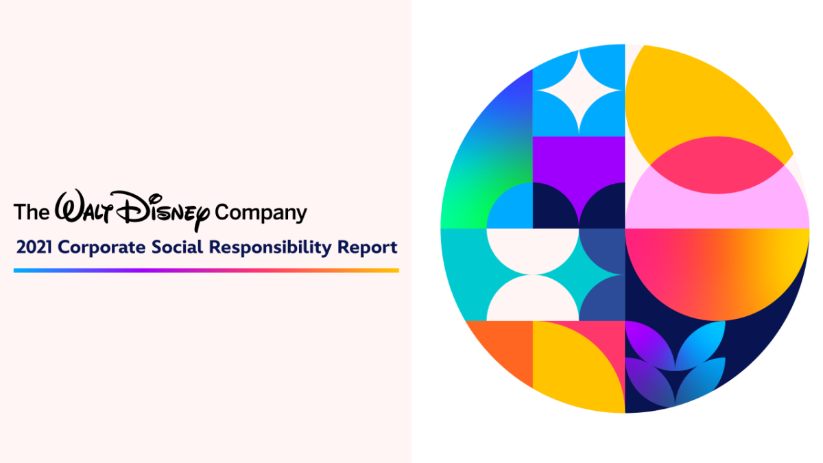 The Walt Disney Company 2021 Corporate Social Responsibility Report cover