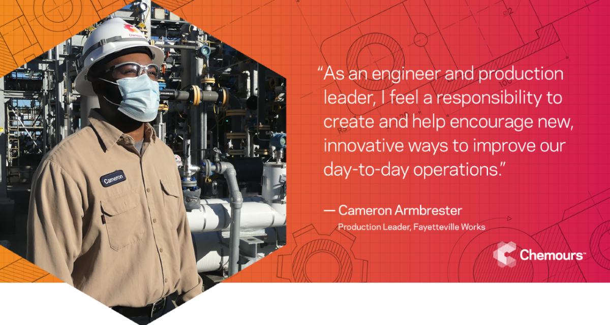 Production Leader Cameron Armbrester