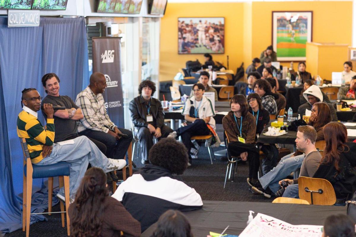 Students heard from industry professionals from Goldenvoice to learn firsthand about the roles and collaboration required to bring a major event to life. 