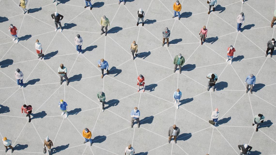 Image courtesy of WBCSD artistic representation of many connected people