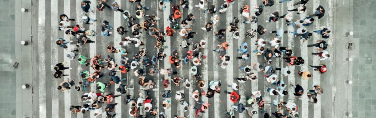 Busy Crosswalk