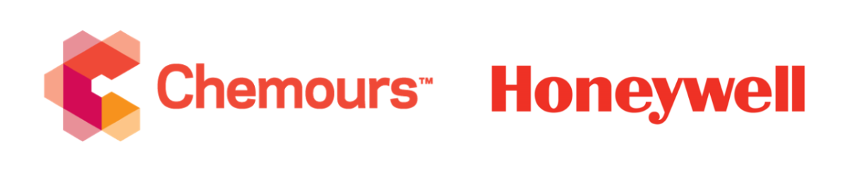 The Chemours Company and Honeywell logos