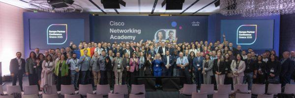 Group photo at Cisco Networking Academy