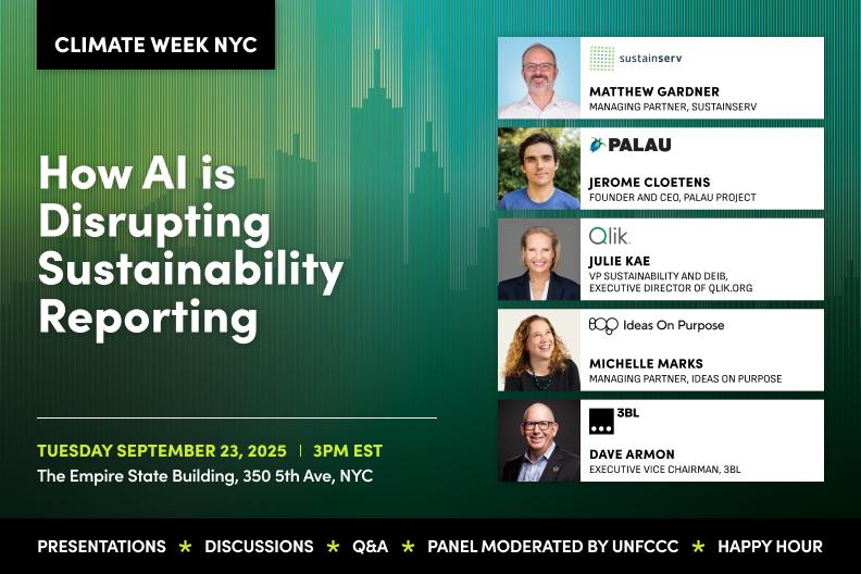 How AI Is Disrupting Sustainability Reporting