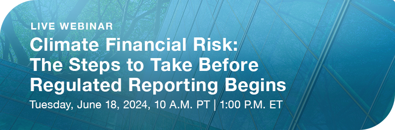 Webinar: Climate Financial Risk