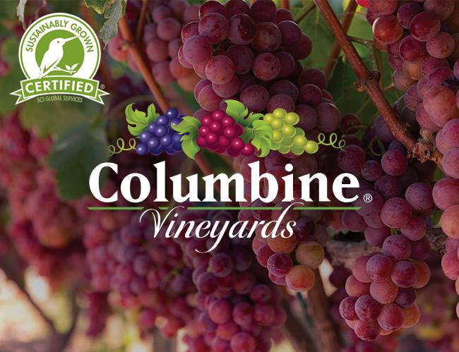Columbine Vineyards is the first Sustainably Grown Certified Table Grapes Producer in the US