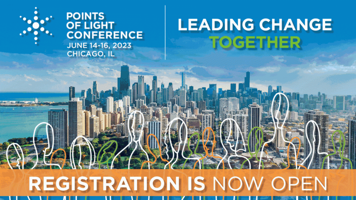 Points of Light Conference Banner