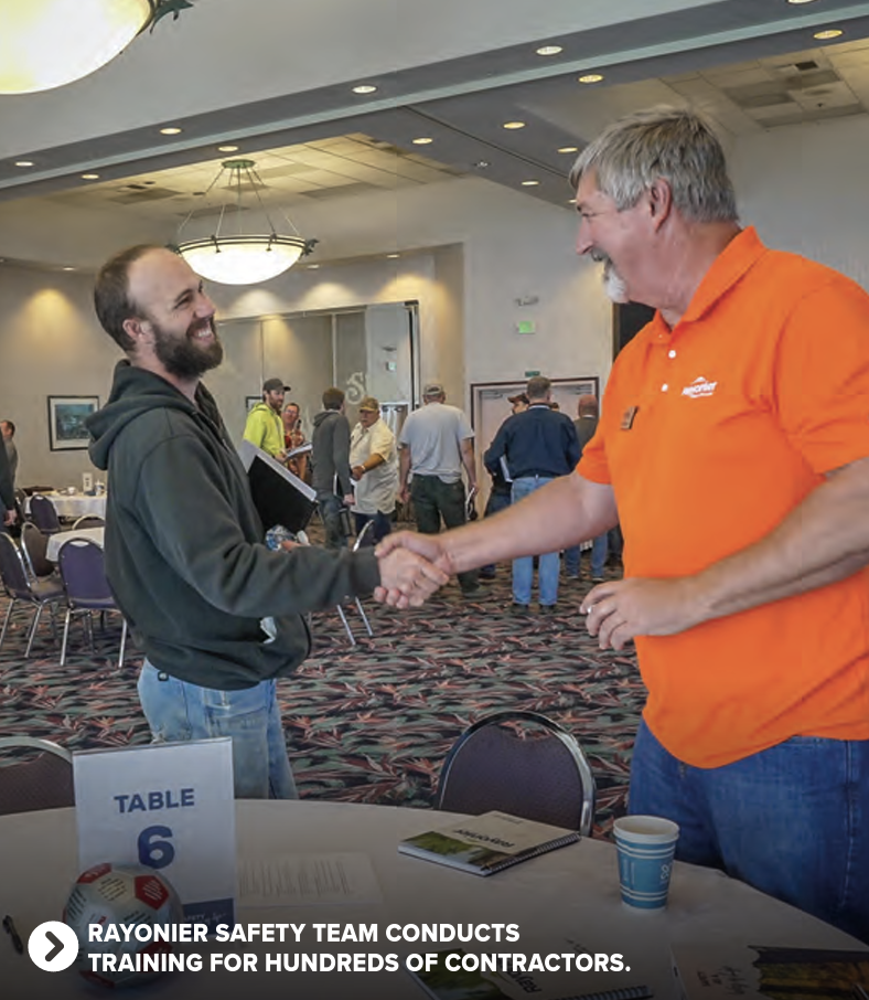 Two people shaking hands