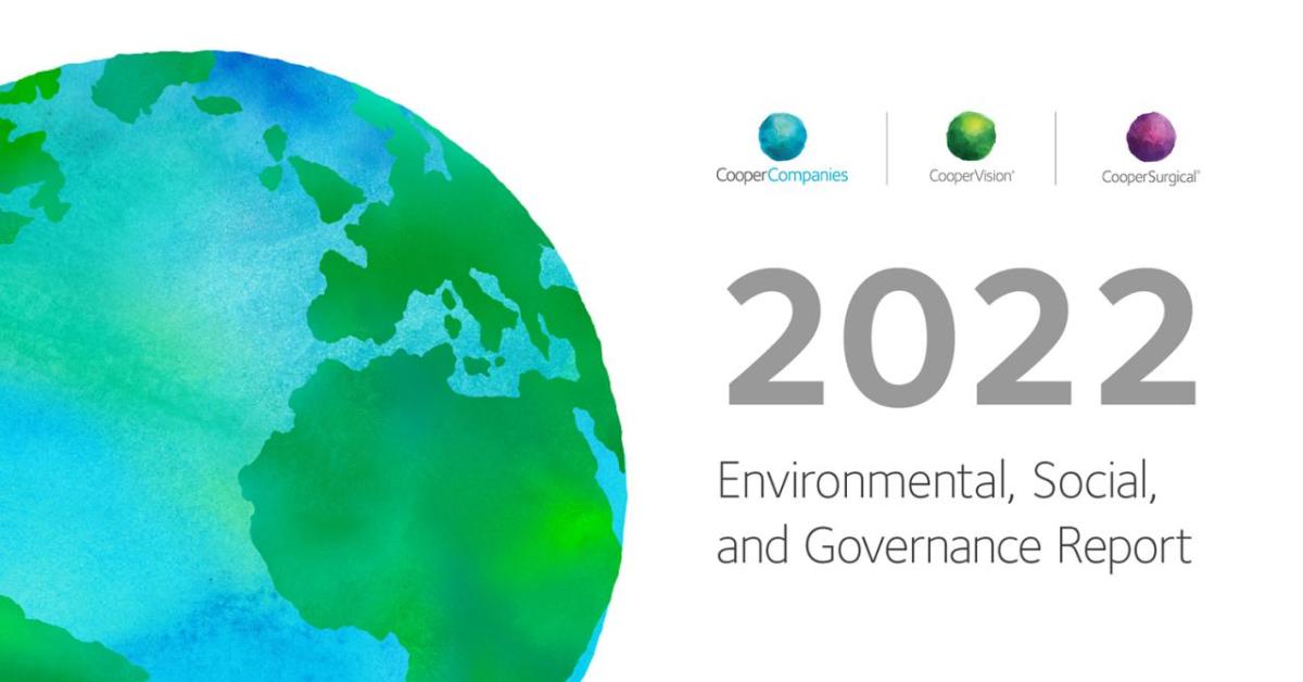 Cooper Companies 2022 ESG Report Cover