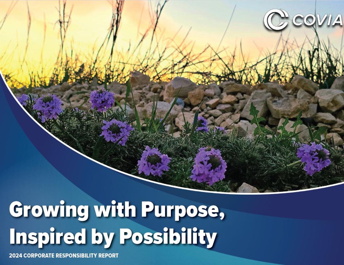 Covia's report cover