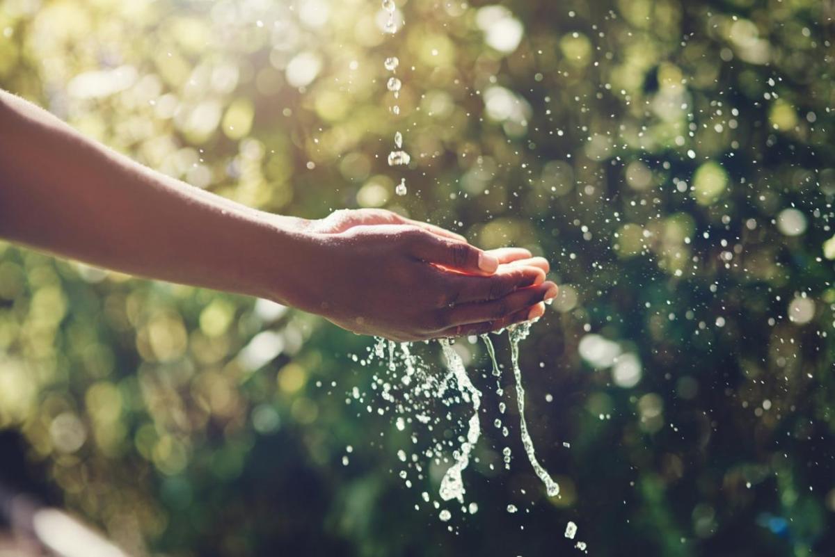Water in Hands