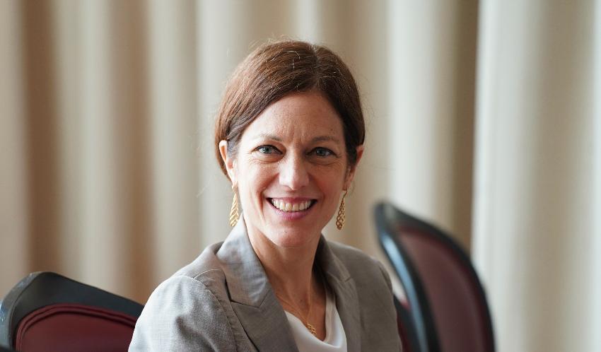 GRI's new interim CEO - Cristina Gil White " "