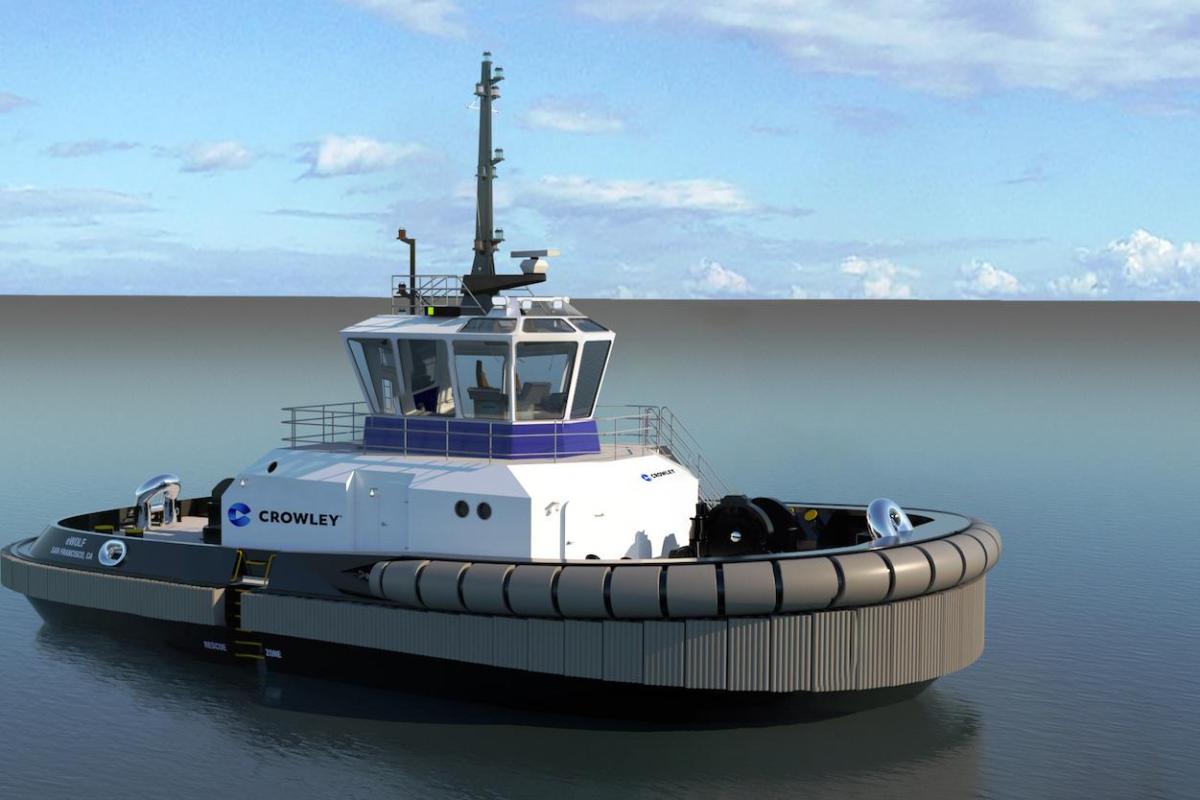 Image courtesy of Crowley Crowley e-tugboat