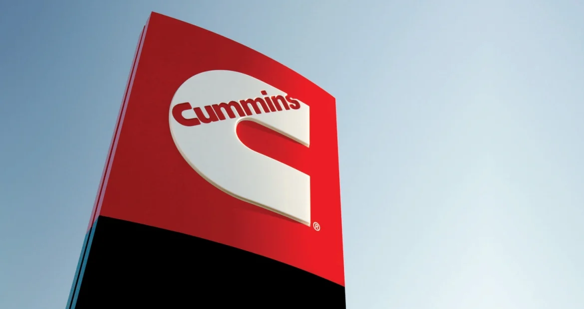 Cummins logo sign