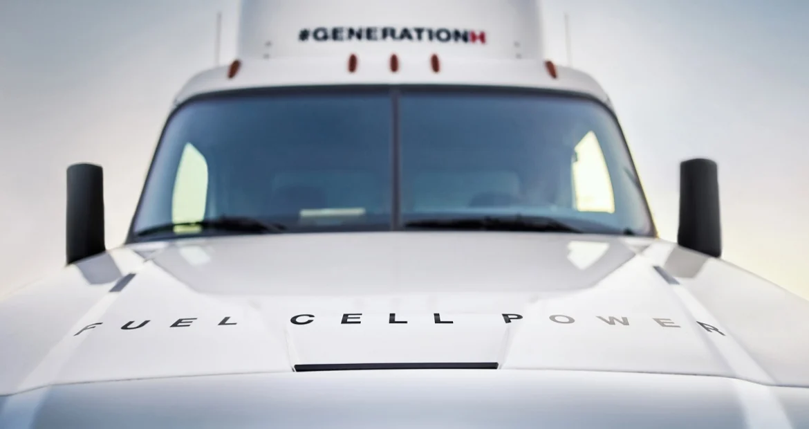Cummins work to reduce carbon emissions includes hydrogen-powered fuel cells.