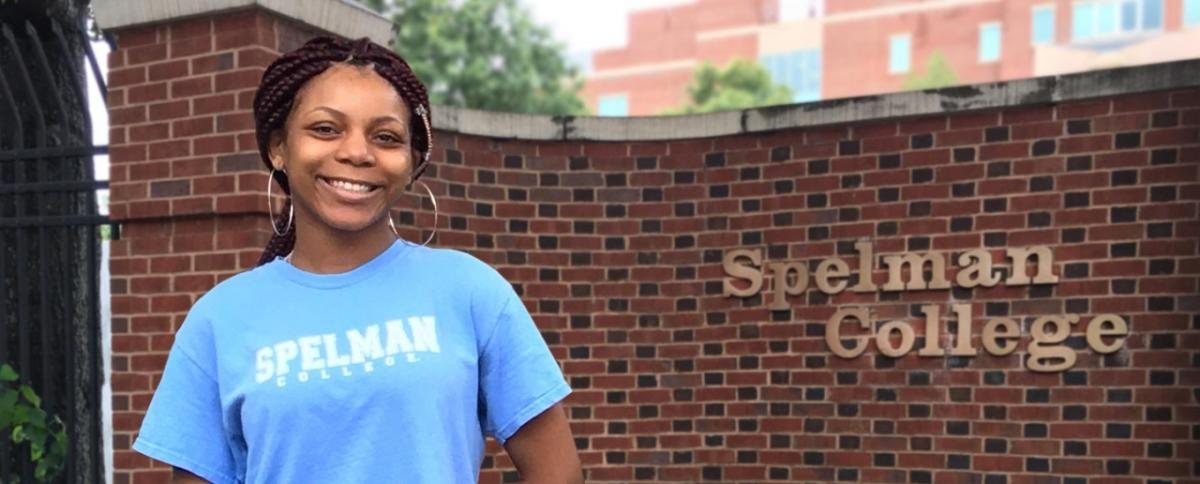 Lillian Copeland is enrolled at Spelman College in Atlanta, thanks to financial assistance from the DCHA Commitment to Excellence scholarship.