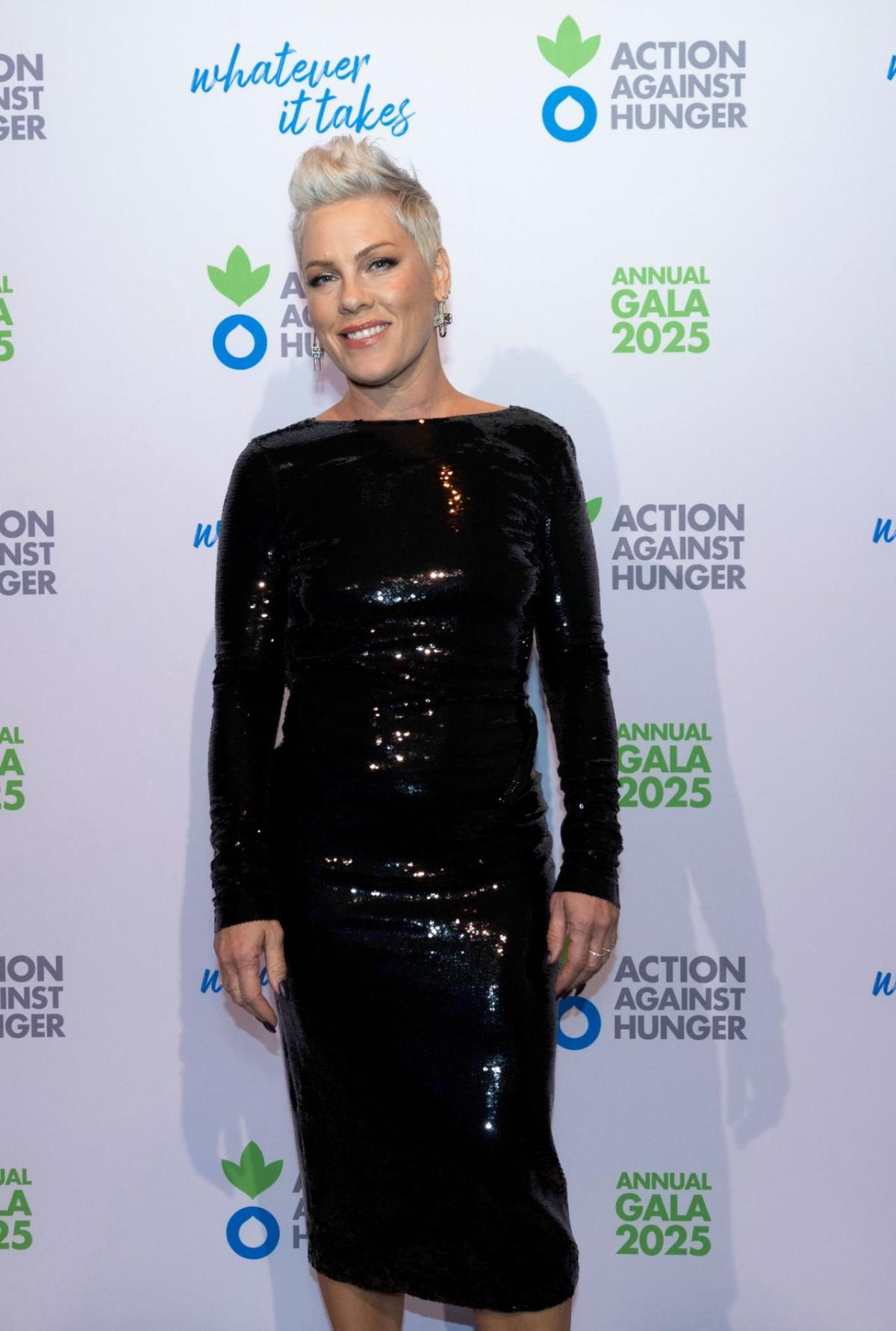 P!nk is the Humanitarian Honoree at Action Against Hungers 2025 Gala. 