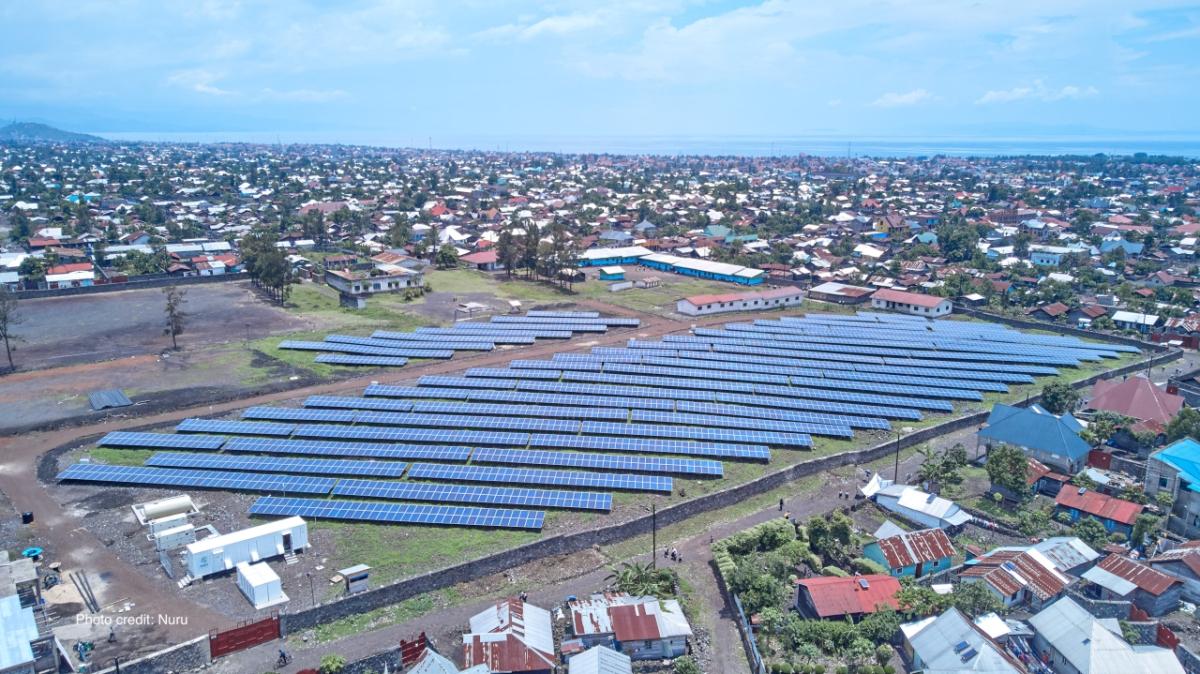 1.3 MW solar system in Goma, DRC