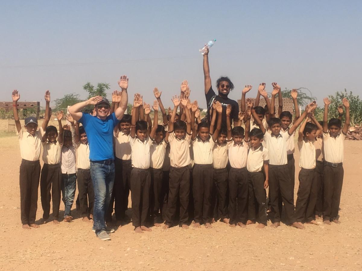 Dan Lindsey, Director of Sales, Traditional Medicinals, travelled to India with the Whole Foods Market Team Member Volunteer Program to dig a tanka which provided water for local families in need.