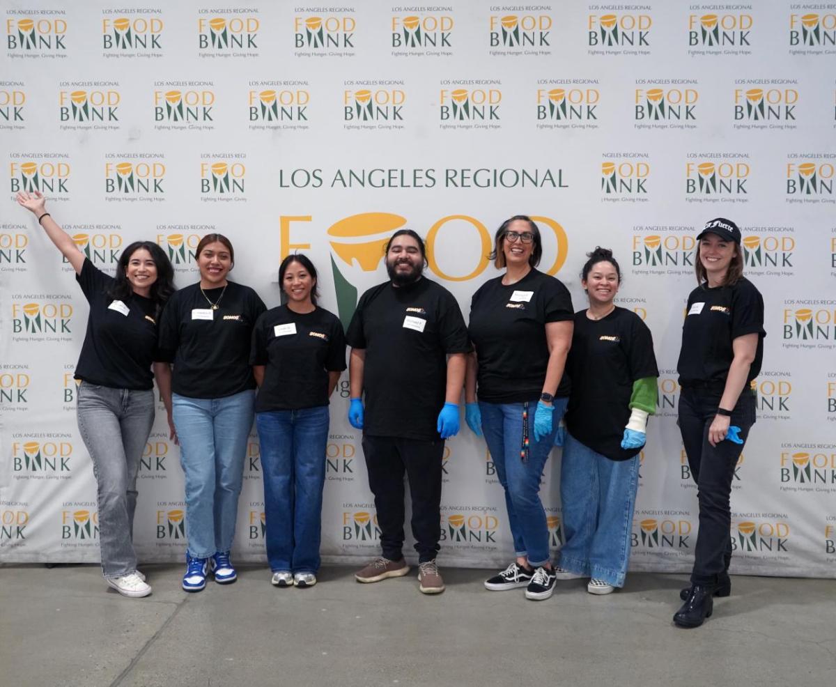 AEG employees volunteered their time to give back to the comnunity.