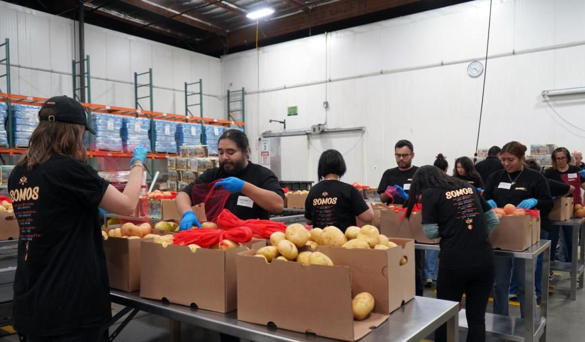 AEG employees helped deliver nutritious food to individuals and families facing hardship.