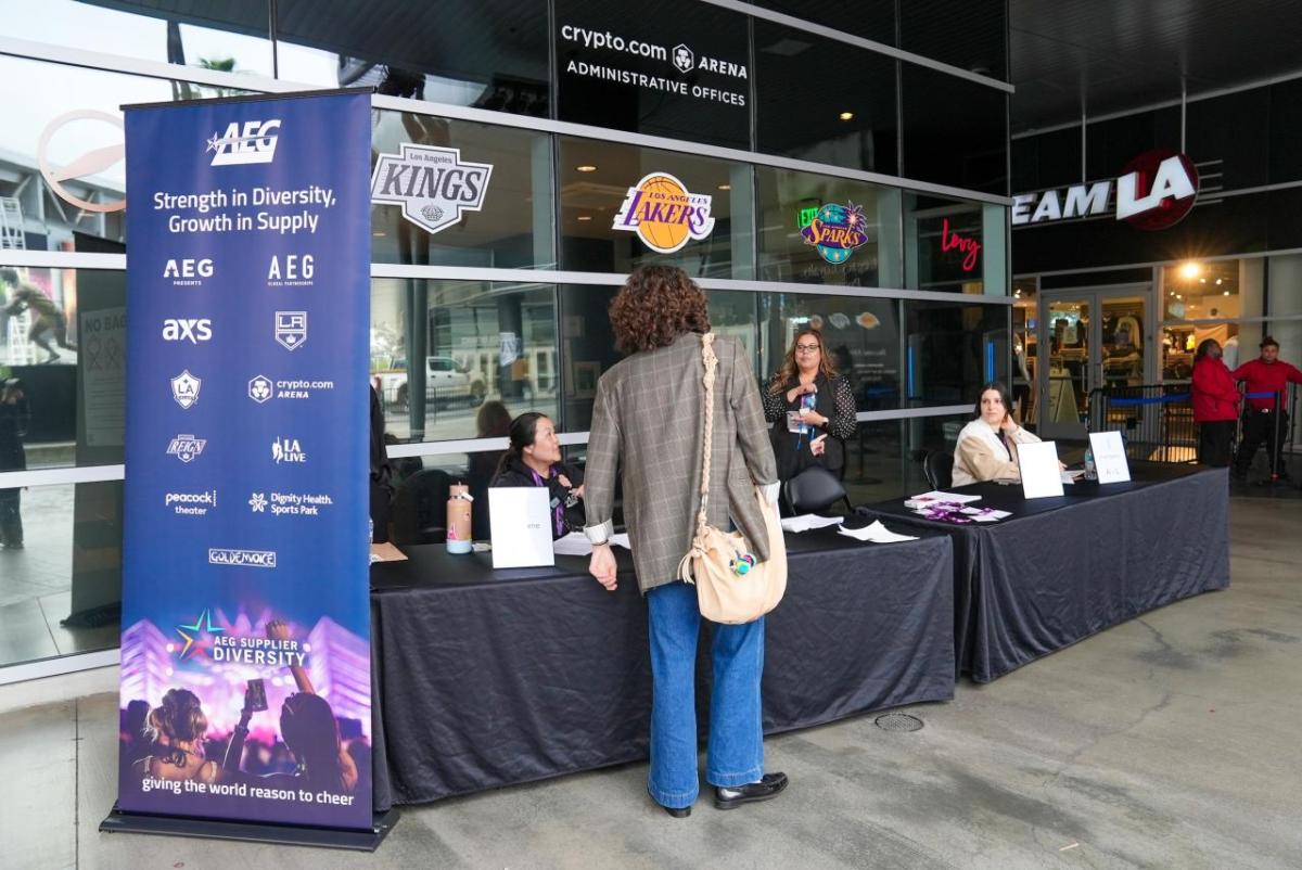 Female students from local universities around Los Angeles were invited to attend the event.