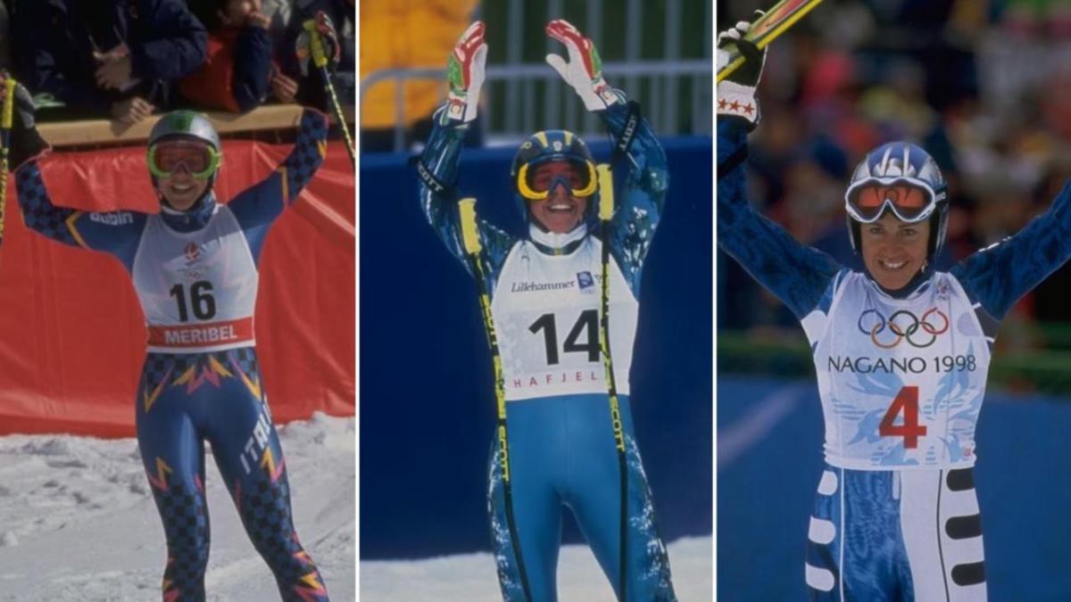 Collage of three images of Deborah Compagnoni