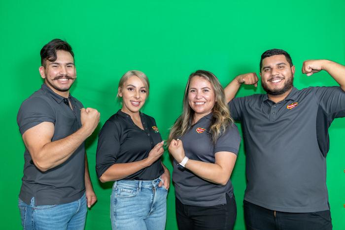 Caption: Del Monte Foods, Inc. team members in Yakima, Washington