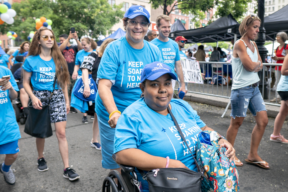 JetBlue March in NYC Disability Pride Parade in support of Reaching