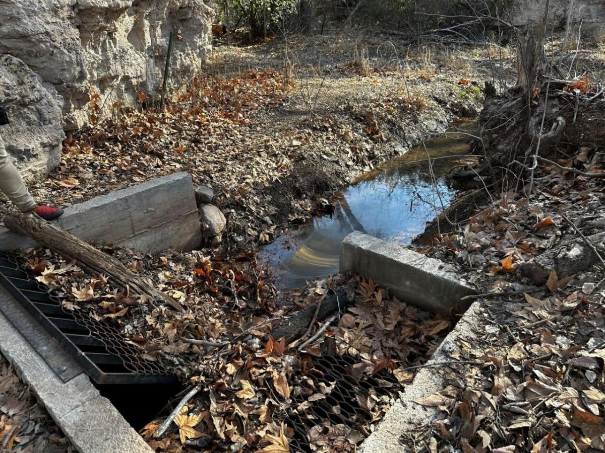 Irrigation ditch on West Clear Creek.