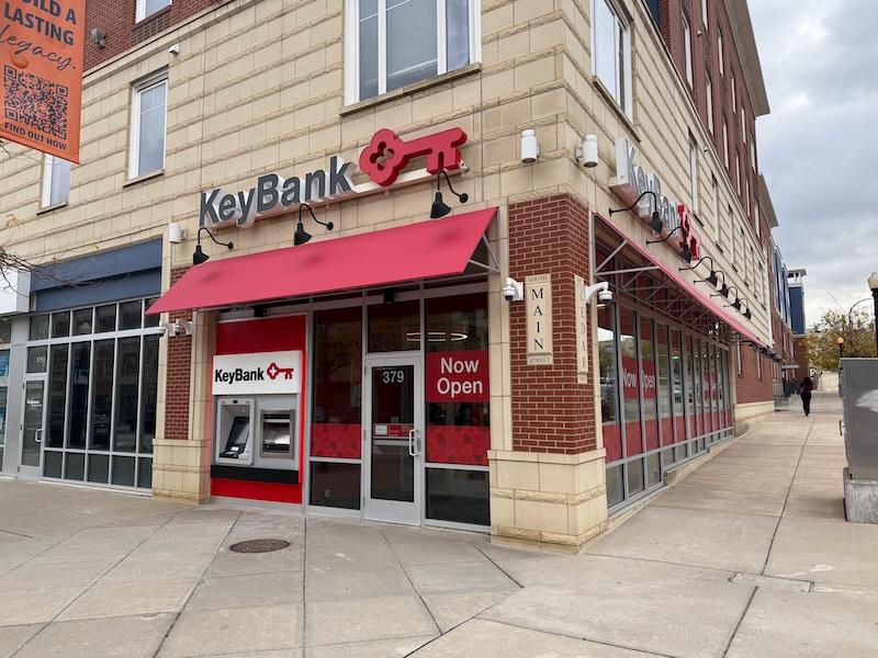 KeyBank downtown Akron branch.