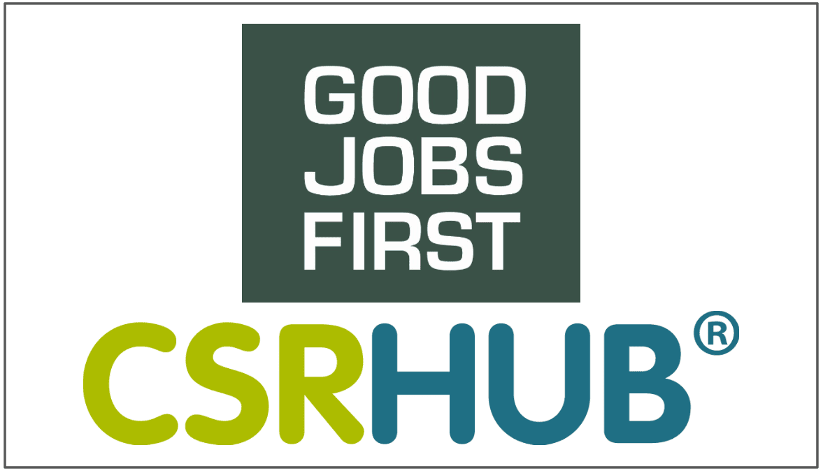 Good Jobs First and CSRHub