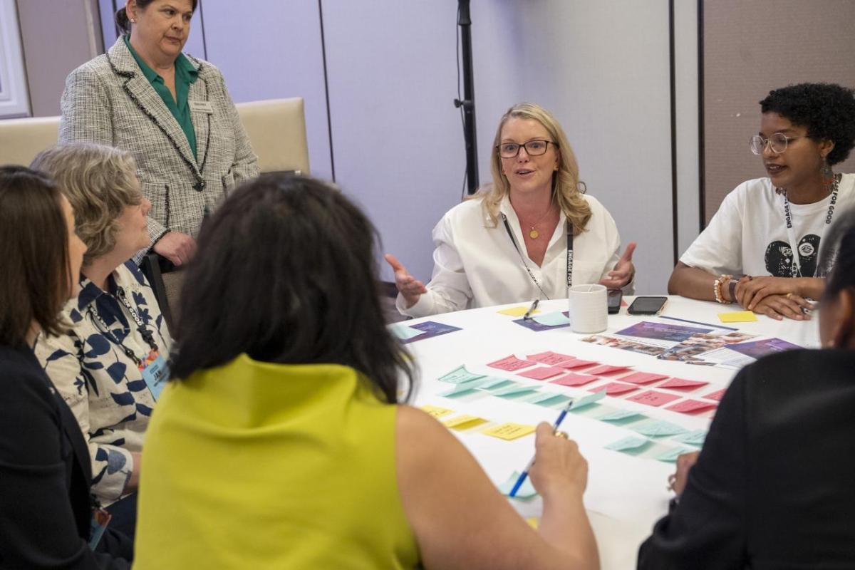 Working group breakout session at Engage for Good 2025
